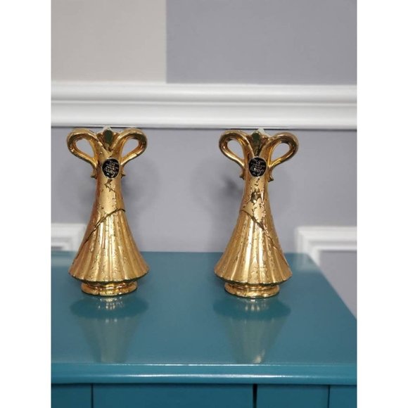 SAVOY Vase, 24k Gold, Vintage Vase, Weeping Gold - Picture 1 of 5